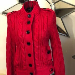 Bebe red sweater